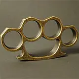 Classic Brass Knuckles - Antique Finish